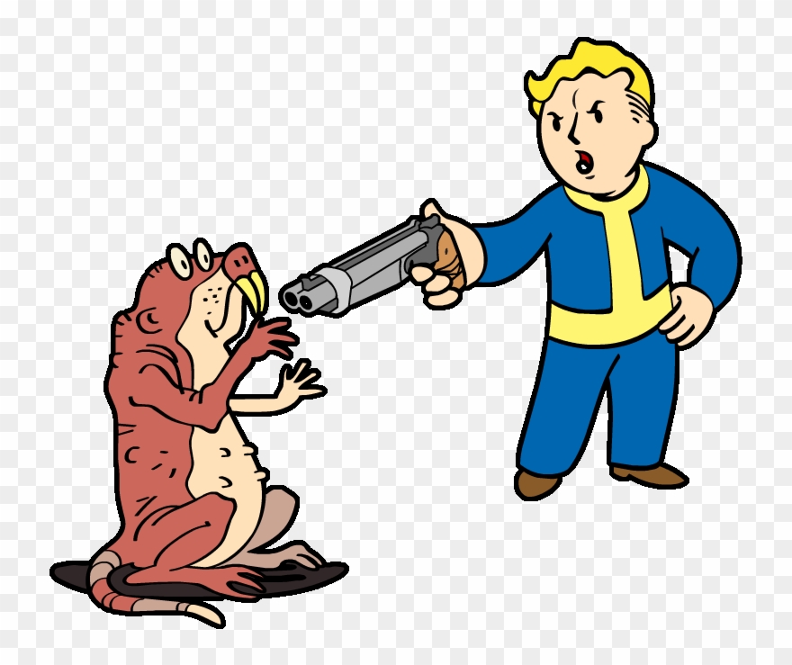 Tea Time - Fallout - Vault Boy Poster Poster Print, Clipart