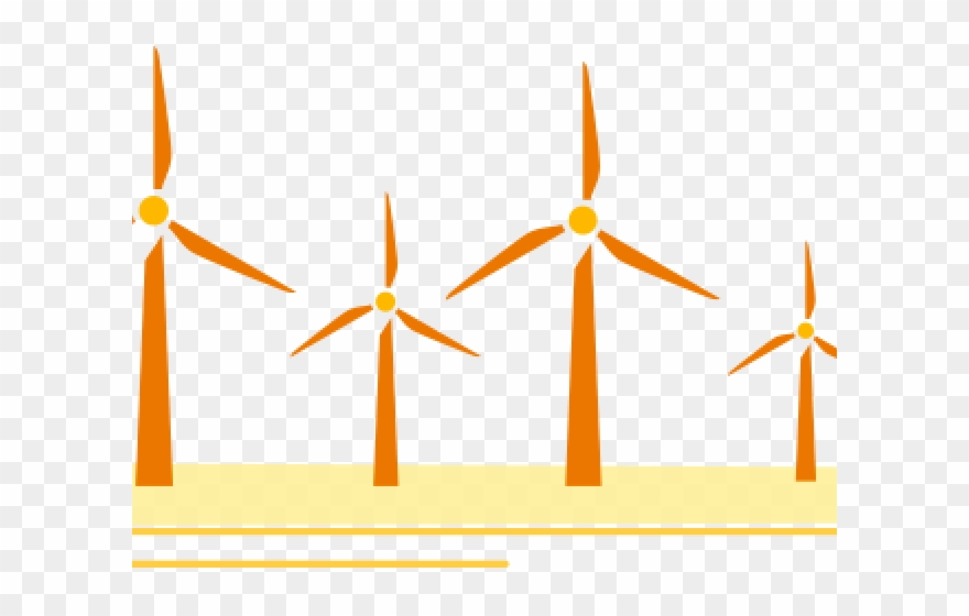 Wind Turbine Clipart Solar Wind Energy - Wind Turbine - Png Download