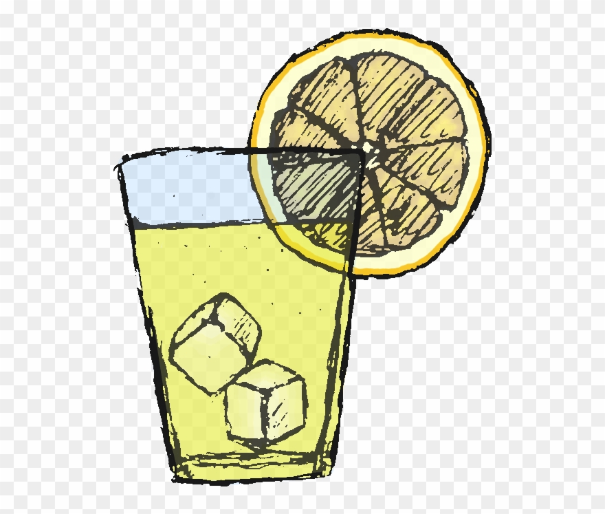 Sclemonade Lemonade Teatime Drink Lemon Lemonjuice - Drawing Of Lemonade Clipart