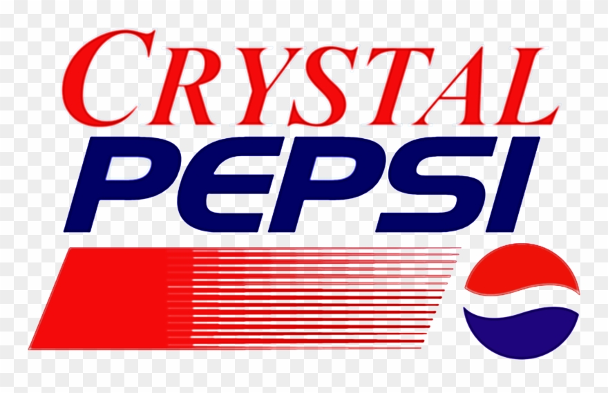 Large Logo Crystal Know - Pepsi Crystal - 20 Fl Oz Bottle Clipart