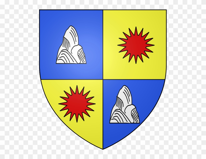 Dans Les Armoiries De Peyresq On Découvre Une Étoile - Emblem Clipart