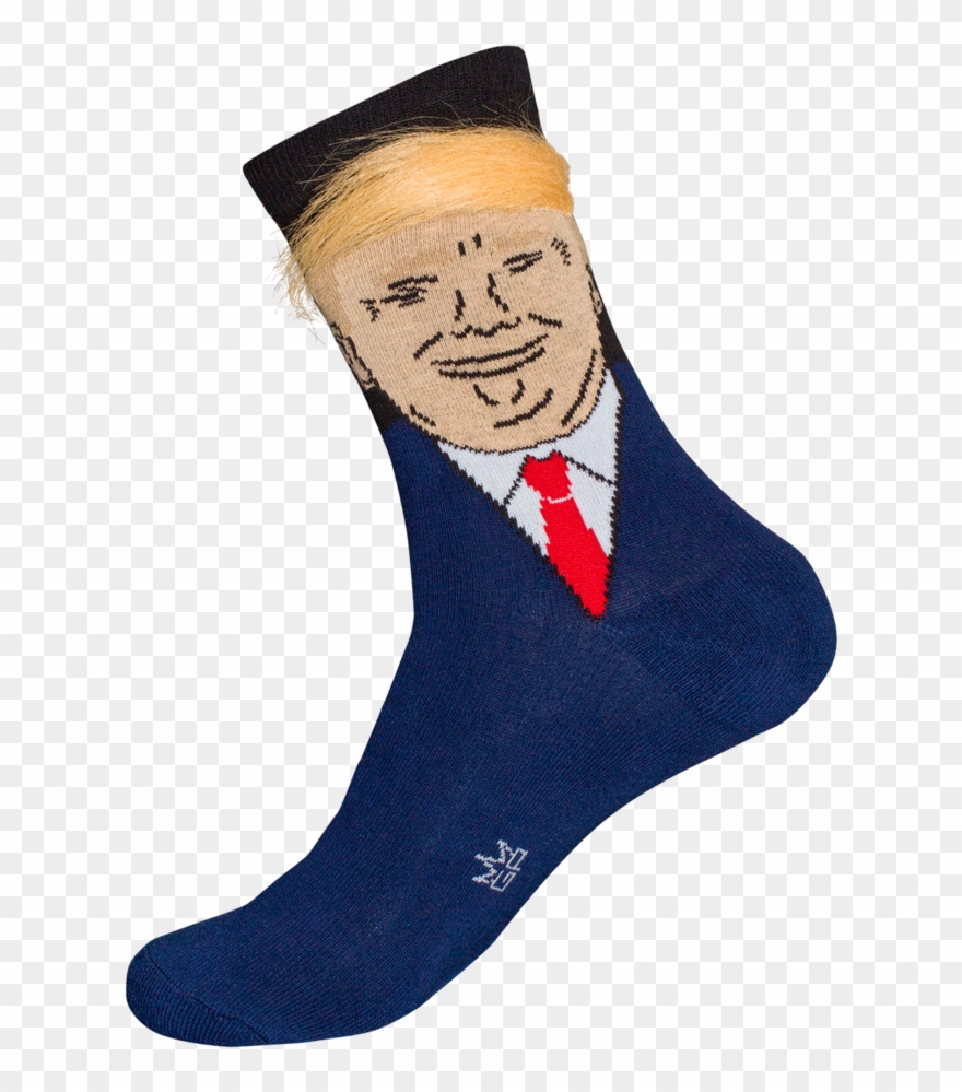Next - Trump Socks With Fake Hair Clipart