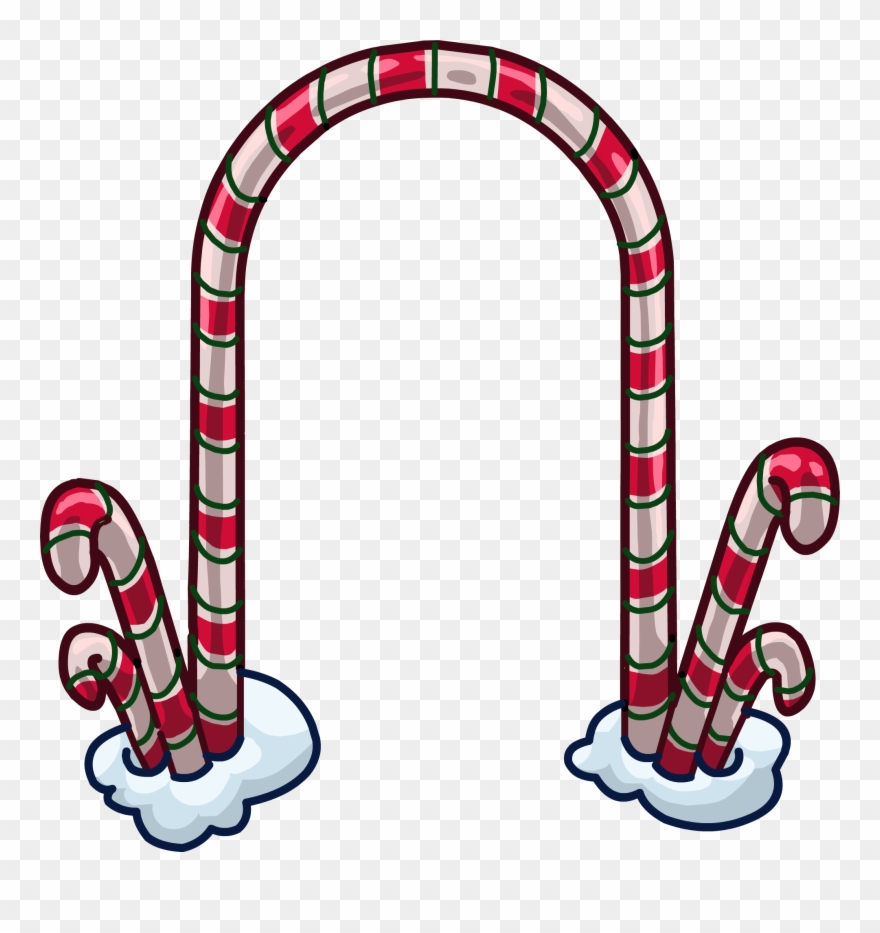 Candy Cane Arch - Candy Cane Arch Png Clipart