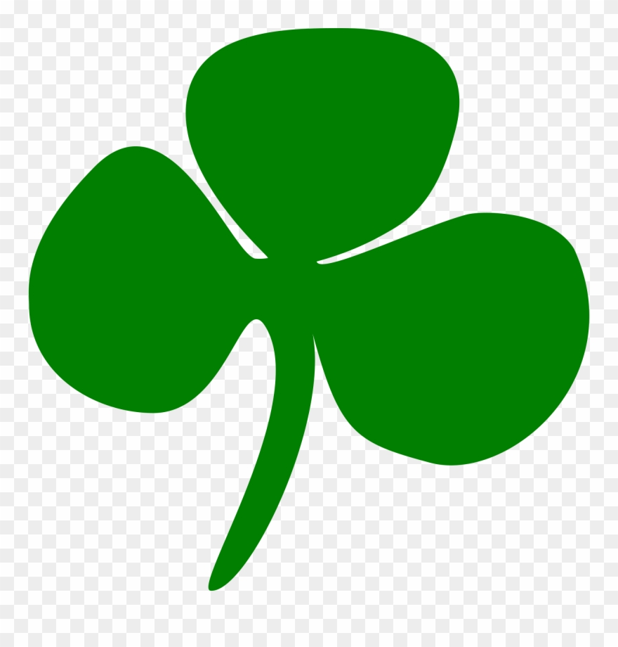 File Shamrock Svg Wikimedia - Shamrock Free Clip Art - Png Download