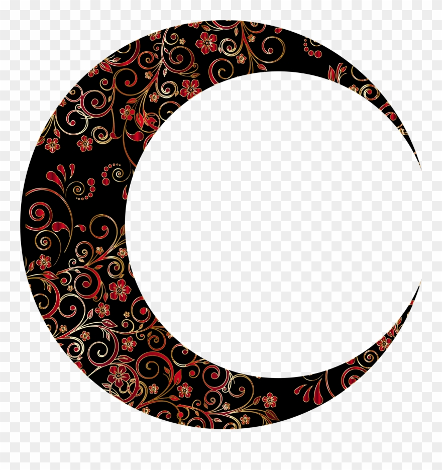 Clipart - Crescent Moon Gold Clipart Png Transparent Png