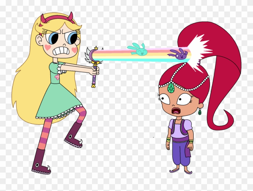 Star Butterfly Vs - Goanimate Shimmer And Shine Clipart