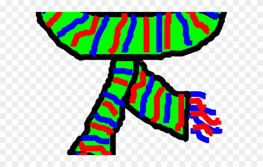 Scarf Clipart Cartoon - Scarf Clip Art - Png Download