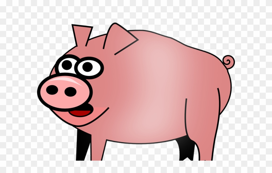 Pork Clipart Farm Pig - Pig With No Background - Png Download
