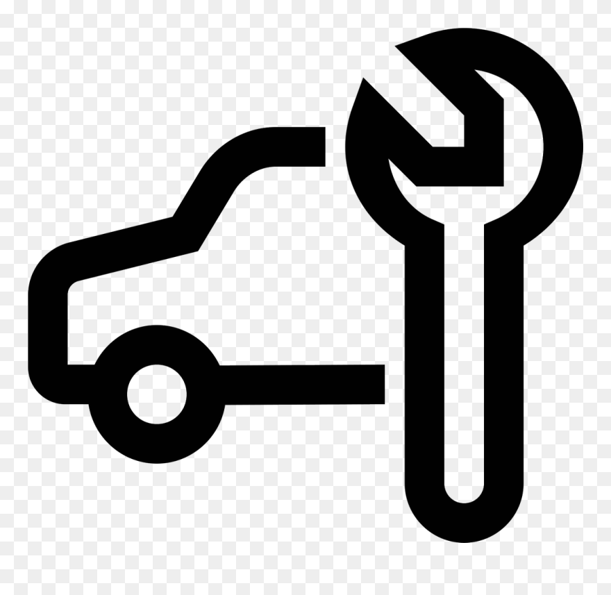 Vehicle Maintenance - Car Service Icon Clipart