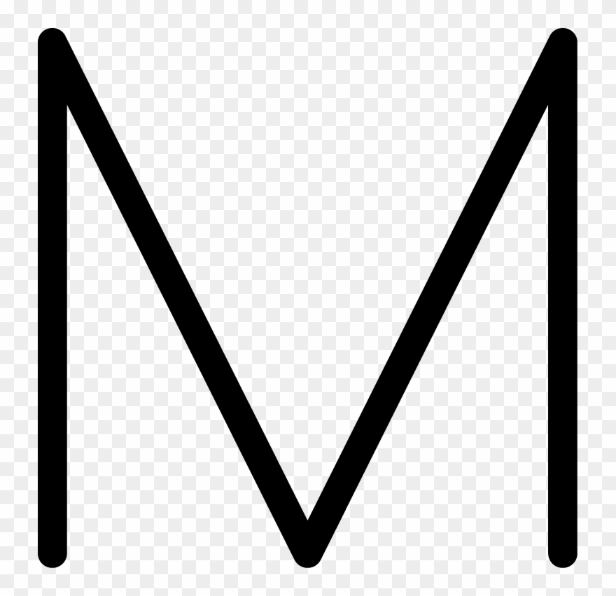 M - M Transparent Png Clipart