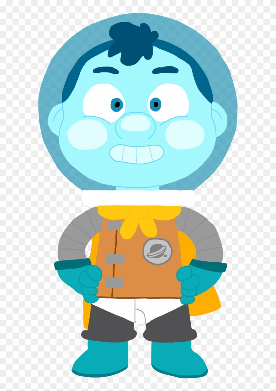 With Helmet - Camp Camp Space Kid Clipart