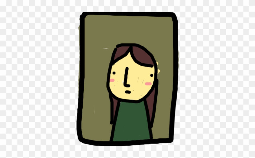 The Mona Lisa - Cartoon Clipart