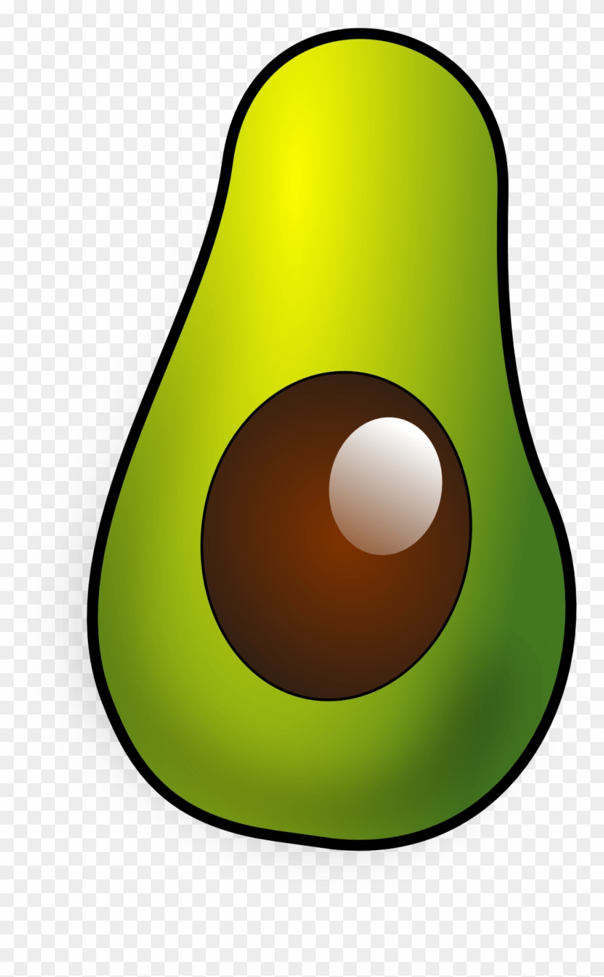 Download Palta Avocado 2 999px 128 Avocado Svg Clipart 1119829 Pinclipart PSD Mockup Templates