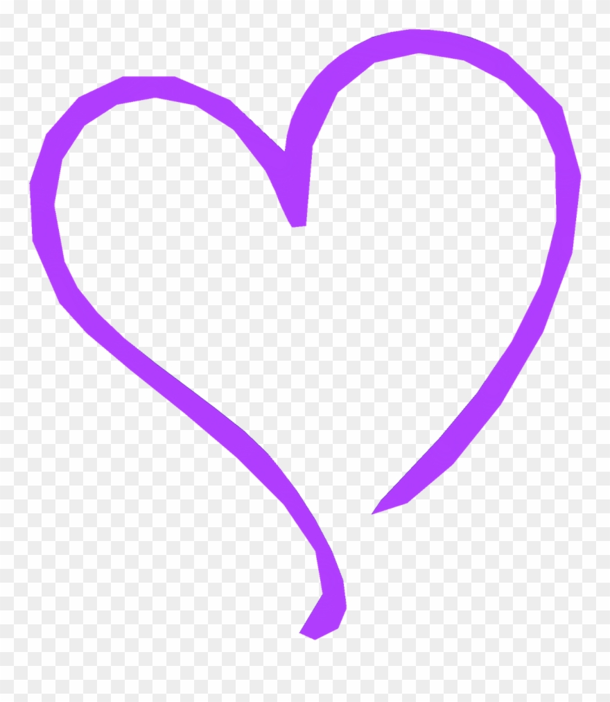 Now That I've Dug Them Out Of The Vault, Here Is The - Purple Heart Shape Clipart