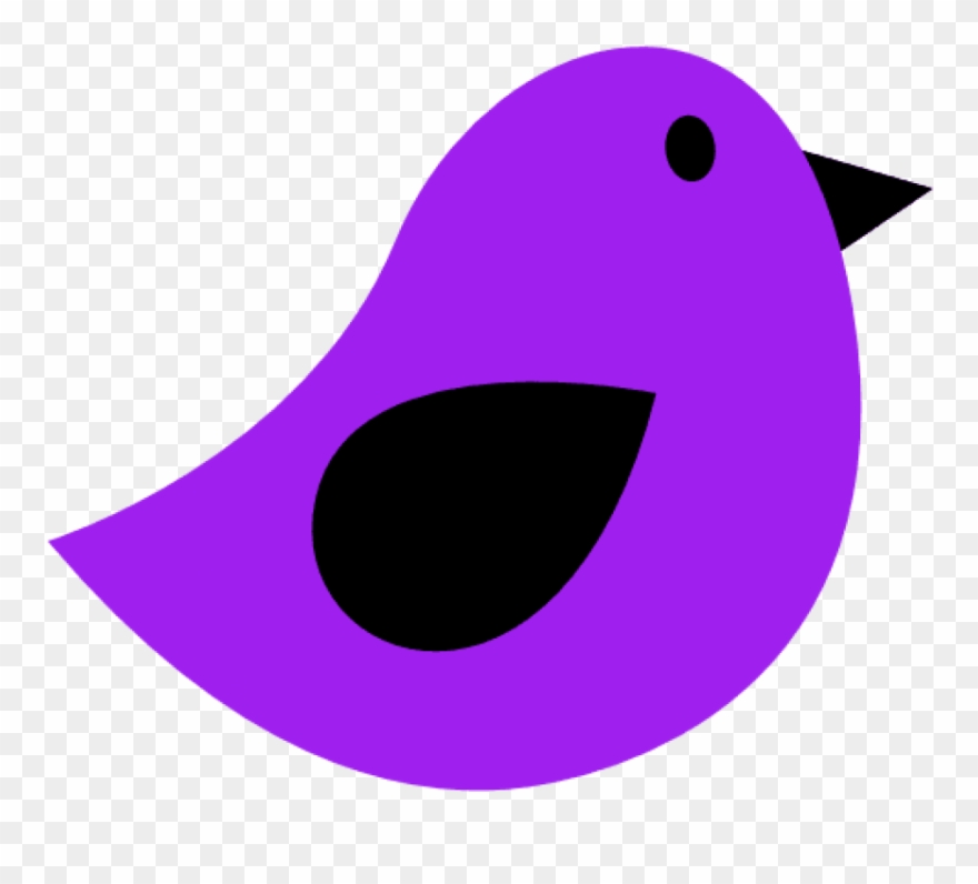 Bird Purple Background Wall Paper Wallpaper - Blue Bird Easy Drawing Clipart