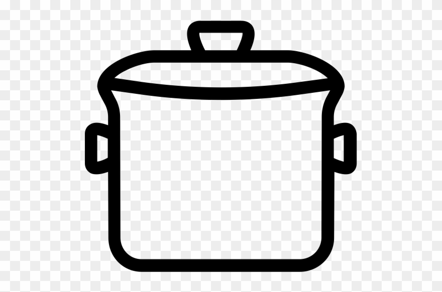 Pot Rubber Stamp - Rice Cooker Clipart