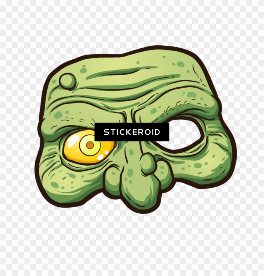 Zombie Mask - Mask Clipart