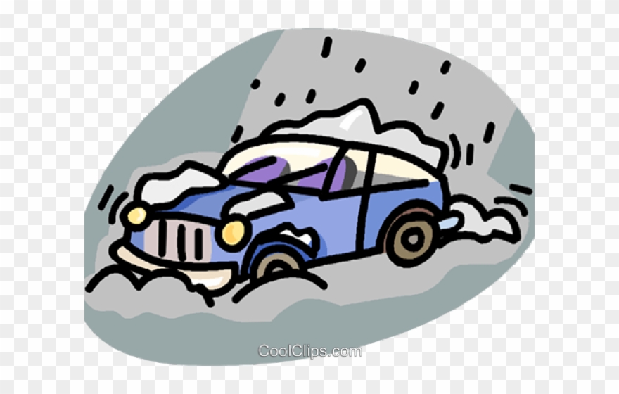 Storm Clipart Snow - Bad Weather Driving Clipart - Png Download