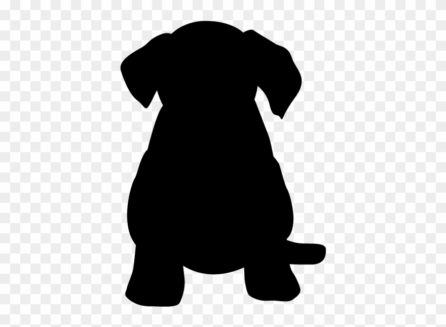 Puppy - Silhouette - Animals Illustration - Clip Art - Png Download