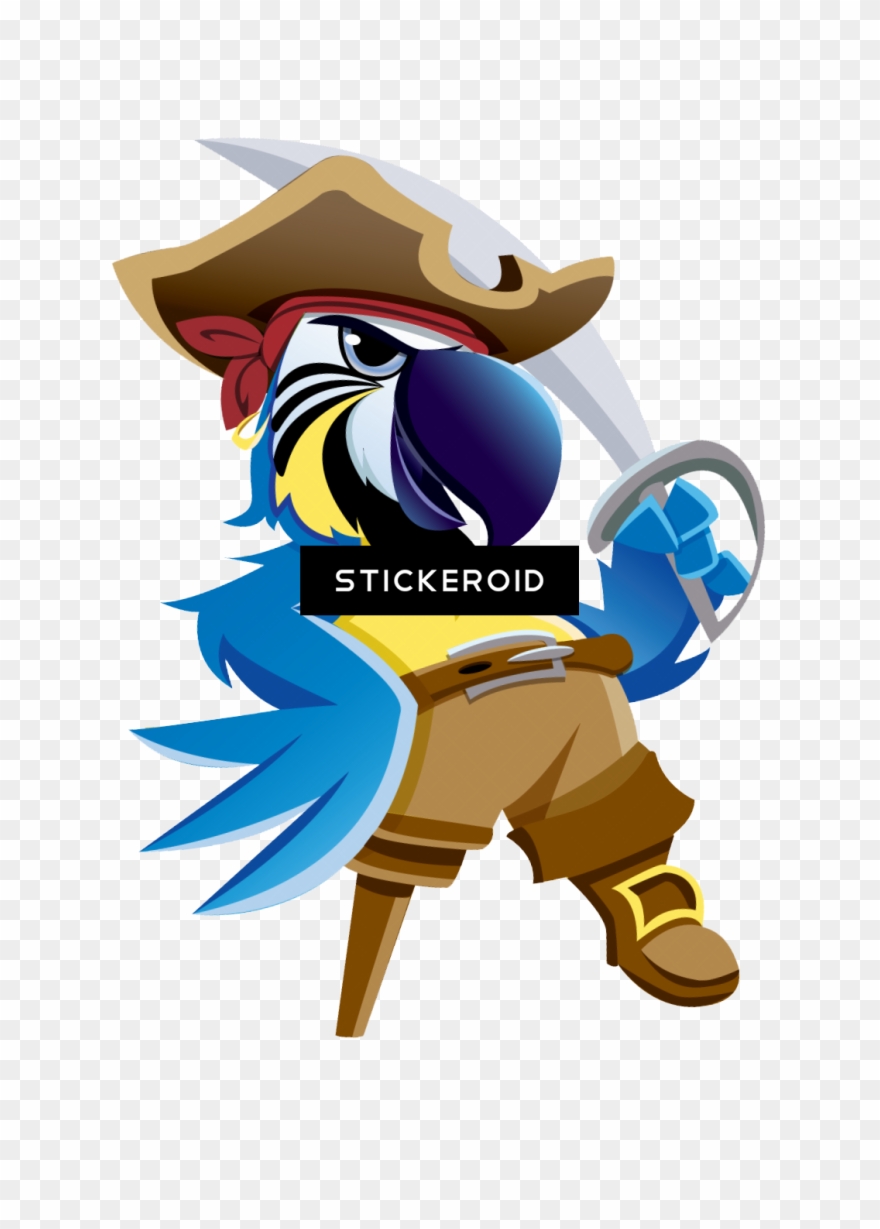 Pirate Parrot - Pirate Parrot Png Clipart