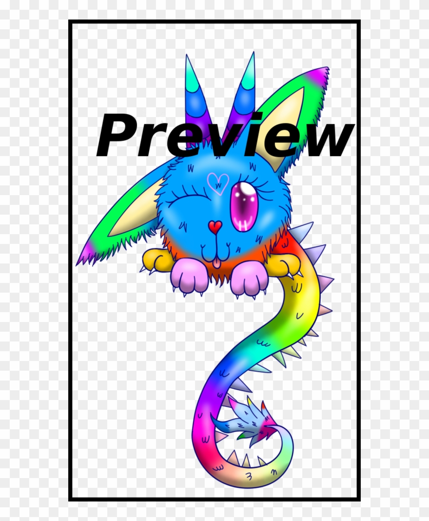 Winged Aqua Wolf Lineart Psd - Logo Clipart