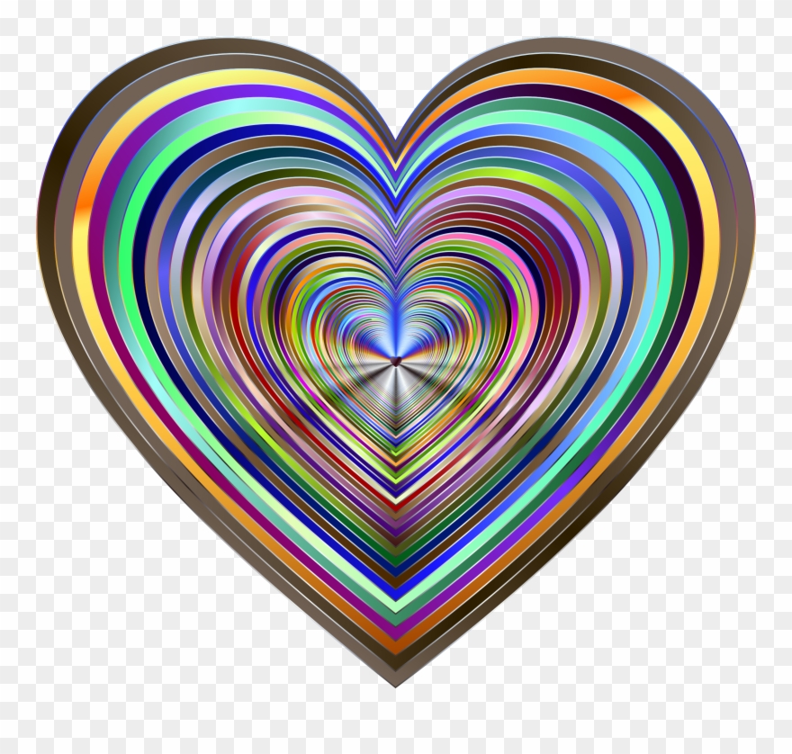 Big Image - Psychedelic Heart Clipart
