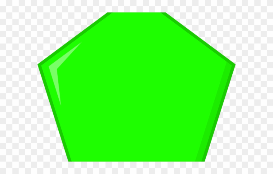 Pentagon Clipart Green - Pentagon - Png Download