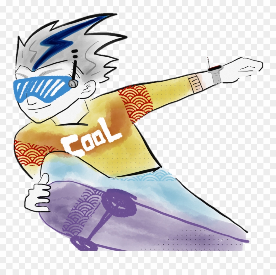 Captain Cool Ice Cream - Cartoon Clipart