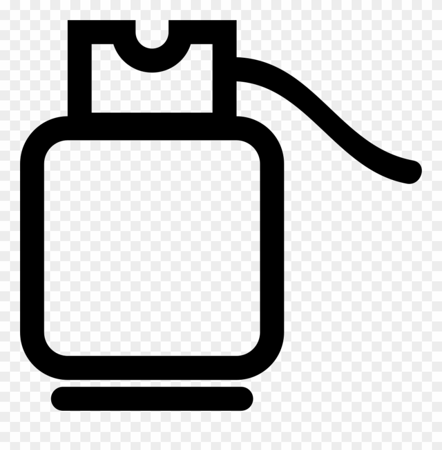 Cylinder Outline Svg Png Icon Free Download - Gas Cylinder Icon Png Clipart