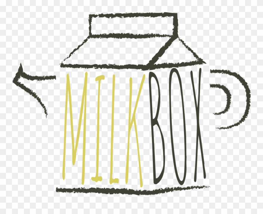 Logo Concept For Milk Tea Brand Milk Box, A Brand That - Behance Clipart
