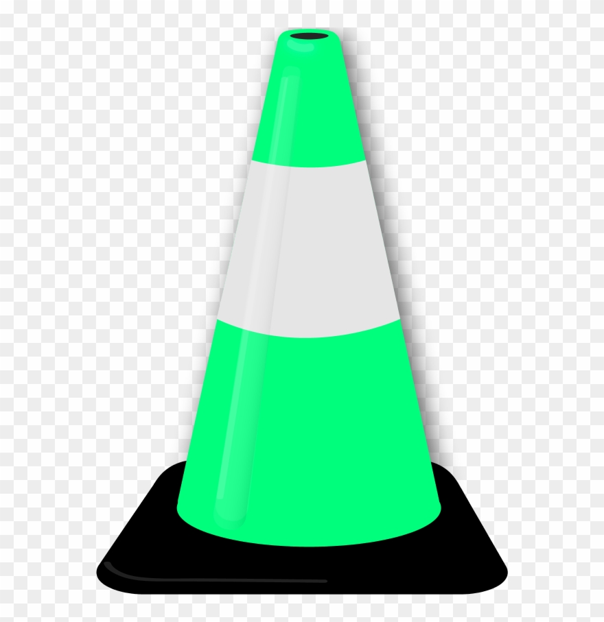 Vector Clip Art - Traffic Cone Clip Art - Png Download