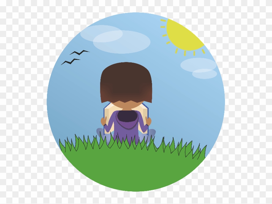 Girlingrass - Literature Clipart