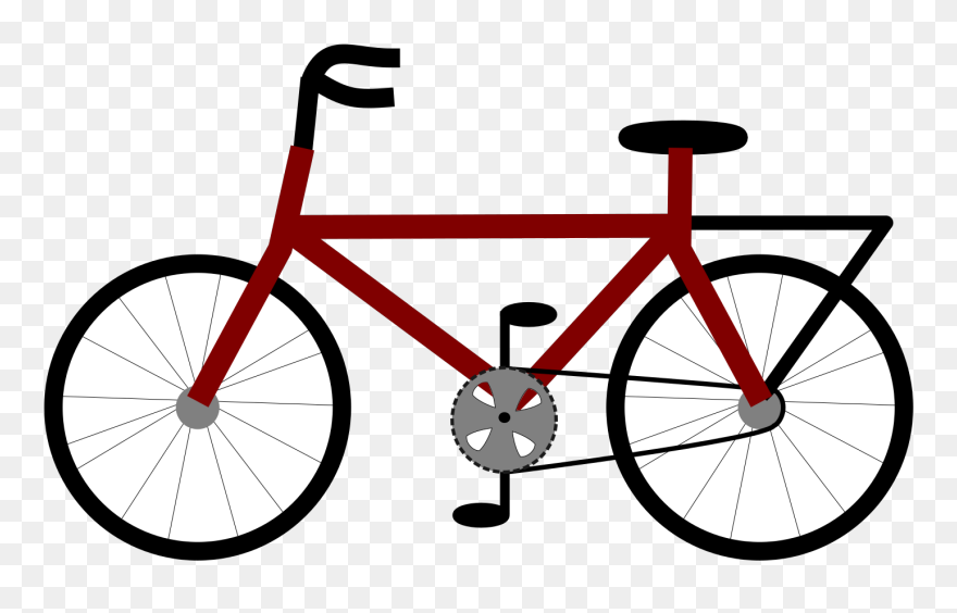 Illustration Of A Bicycle - Really Like You Note Cards Clipart