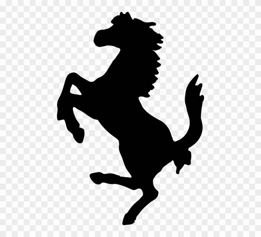 Download Free Printable Clipart And Coloring Pages - Ferrari Logo 3d Model - Png Download