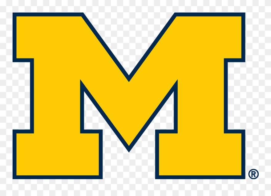 Official Ncaa University Of Michigan Wolverines - Ohio State Vs Michigan Logo Clipart