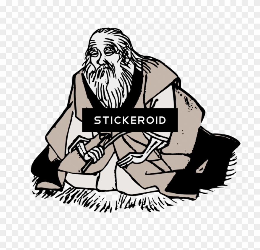 Wise Man People - Japan Old Man Png Clipart