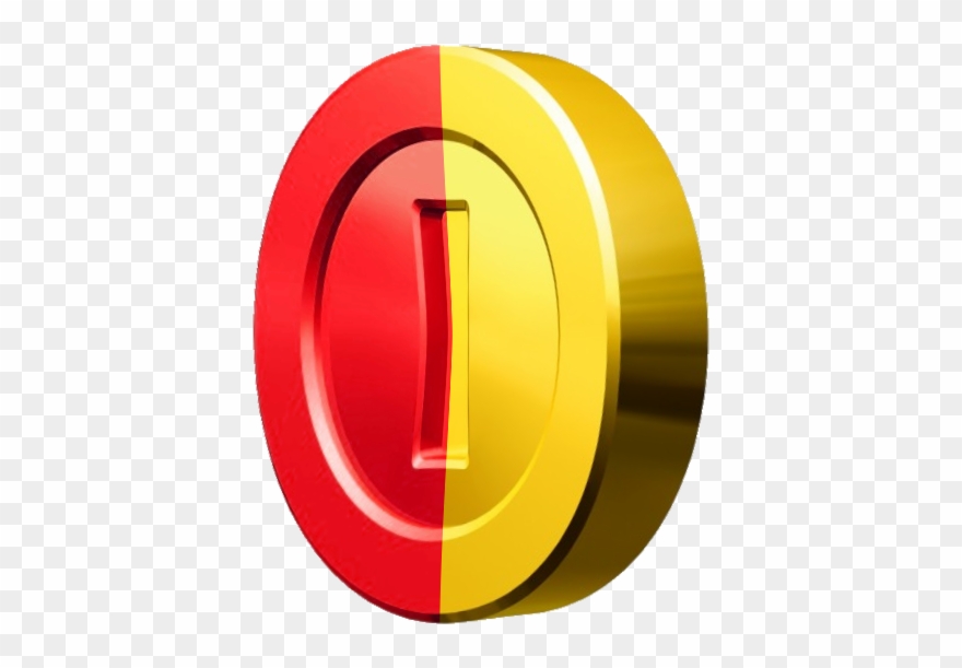 Image Spilt Coin Fantendo - Mario Red Coin Png Clipart