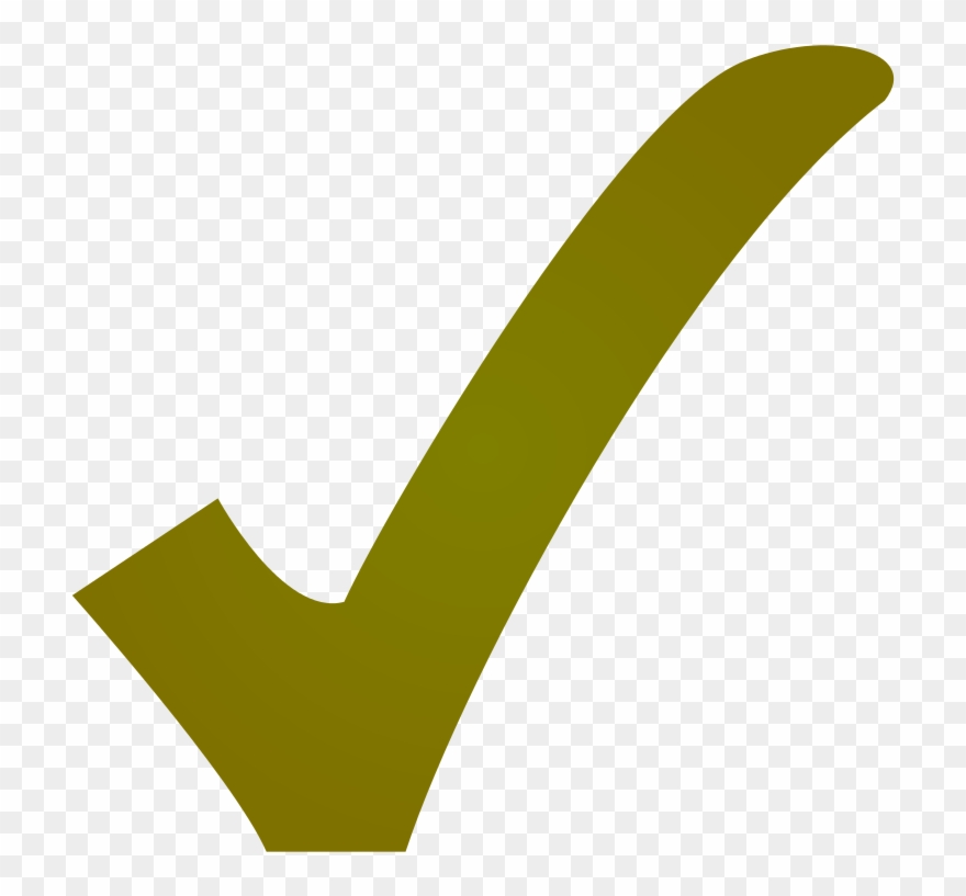 Olive Green Check - Check Logo Clipart