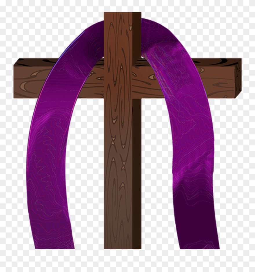 Lent Clipart Cross Free Image On Pixabay - Easter - Png Download