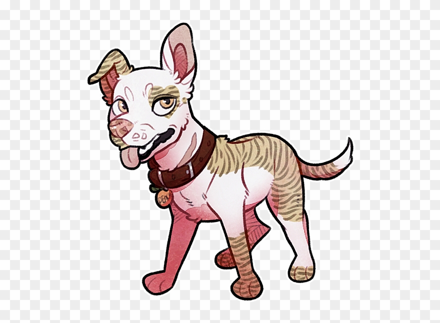 The Sassiest Peach - Old English Terrier Clipart
