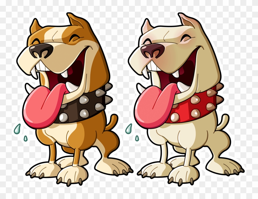 Cartoon Pit Bull Png Clipart