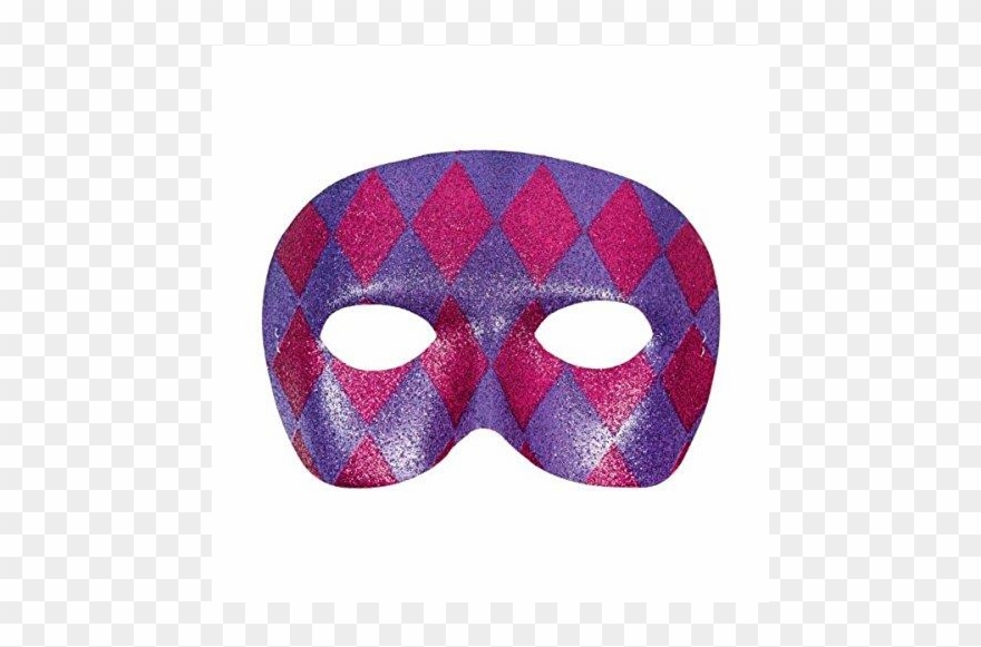 Auction - Mask Lets Party Hrlqun Glitter Pink Clipart
