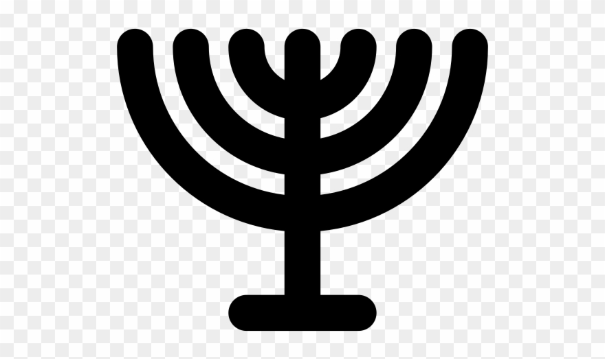 Menorah Rubber Stamp - Rubber Stamping Clipart