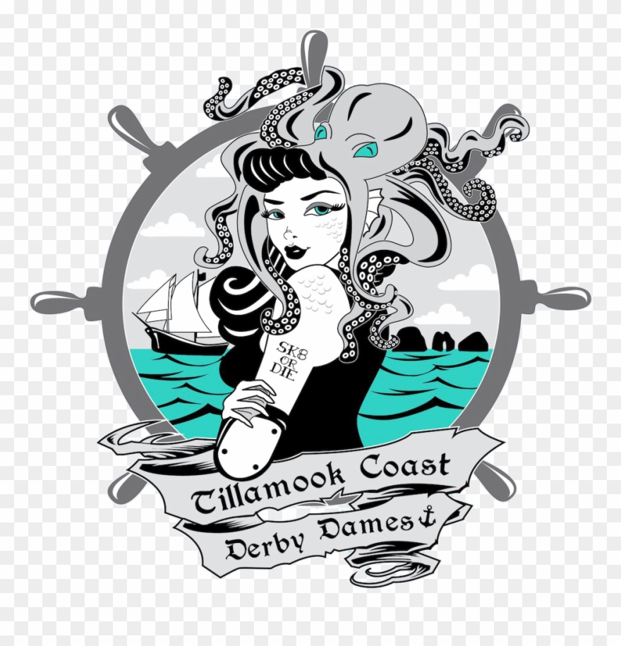 Roller Derby Team Sets Inaugural Bout - Tillamook Clipart