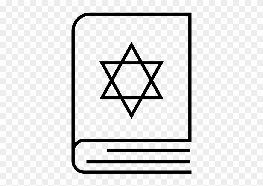 Torah Rubber Stamp - Hanukkah Symbols Clipart