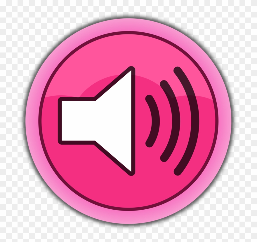 Sound Music Download Wave Drawing - Pink Music Button Png Clipart