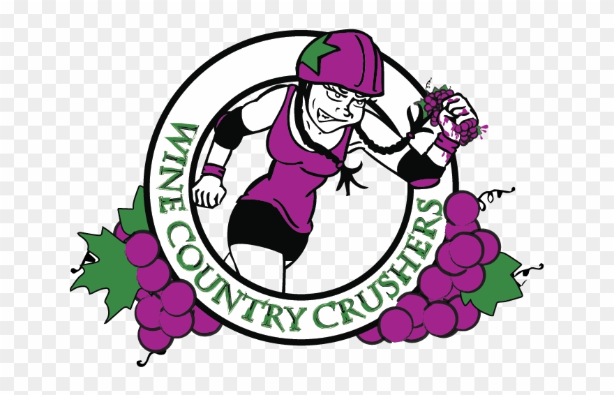 Yakima, Washington's Own Ladies Flat Track Roller Derby Clipart