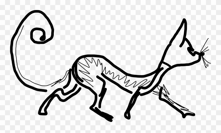 Big Image - Desene Cu Pisici Alb Negru Clipart