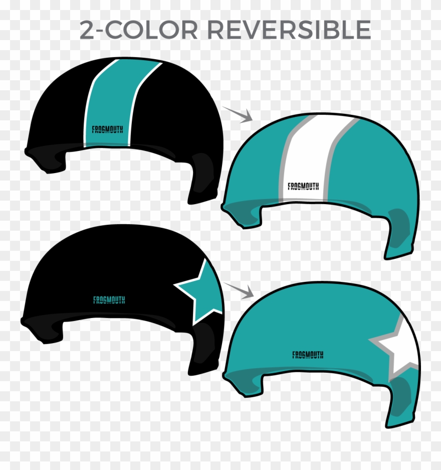 Akron Roller Derby - Derby Helmet Transparent Clipart