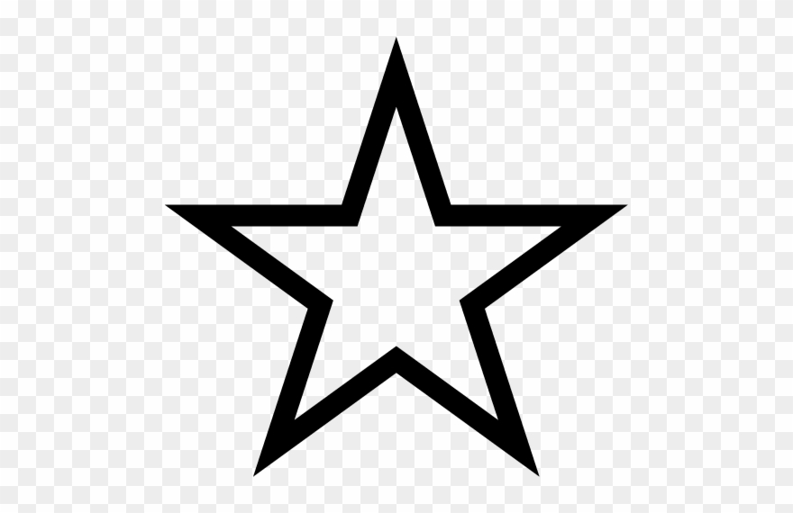 Specials - Star Outline Vector Png Clipart
